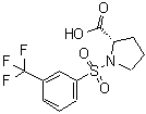 CAS 登录号：251096-97-6， 1-[[3-(三氟甲基)苯基]磺酰基]-脯氨酸