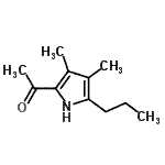 CAS#: 25110-21-8, 1-(3,4-Dimethyl-5-Propyl-1H-Pyrrol-2-Yl)Ethanone