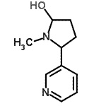 CAS 登录号：25110-79-6， 1-甲基-5-(3-吡啶基)-2-吡咯烷醇