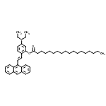 CAS 登录号：251109-61-2， 2-[(E)-2-(9-吖啶基)乙烯基]-5-(二乙基氨基)苯基硬脂酸酯