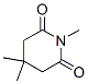 CAS 登录号：25115-67-7， 1,4,4-三甲基-2,6-哌啶二酮