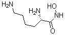 CAS 登录号：25125-92-2， (2S)-2,6-二氨基-N-羟基-己酰胺
