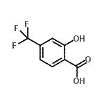 CAS 登录号：251300-32-0， 2-羟基-4-(三氟甲基)苯甲酸