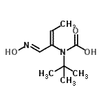 CAS 登录号：251325-79-8， [(1E,2Z)-1-(羟基亚胺)-2-丁烯-2-基](2-甲基-2-丙基)氨基甲酸