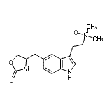 CAS#: 251451-30-6, 4-({3-[2-(Dimethylnitroryl)Ethyl]-1H-Indol-5-Yl}Methyl)-1,3-Oxazolidin-2-One