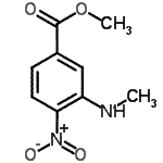 CAS 登录号：251643-13-7， 甲基3-(甲基氨基)-4-硝基苯甲酸酯