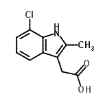 CAS#: 25177-74-6, (7-Chloro-2-Methyl-1H-Indol-3-Yl)Acetic Acid