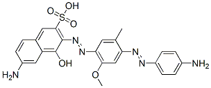 CAS#: 25180-12-5, 6-Amino-3-[[4-[(4-Aminophenyl)Azo]-6-Methoxy-m-Tolyl]Azo]-4-Hydroxynaphthalene-2-Sulphonic Acid