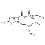 CAS#: 25188-98-1, Methyl (7Z)-7-(2-Amino-1,3-Thiazol-4-Yl)-4-Ethoxy-6-Oxo-3,5,9-Trioxa-8-Aza-4-Phosphaundec-7-En-11-Oate 4-Oxide