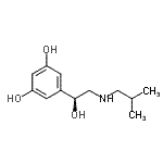 CAS 登录号：251907-02-5， 5-[(1S)-1-羟基-2-(异丁基氨基)乙基]-1,3-苯二酚