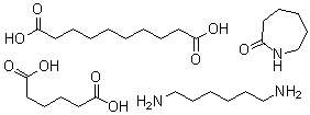 CAS 登录号：25191-90-6， 癸二酸与六氢-2H-氮杂卓-2-酮, 1,6-己烷二胺和己二酸的聚合物