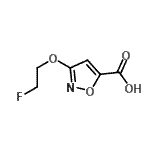 CAS#: 251912-74-0, 3-(2-Fluoroethoxy)-1,2-Oxazole-5-Carboxylic Acid