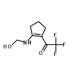 CAS#: 252055-20-2, 2,2,2-Trifluoro-1-{2-[(Hydroxymethyl)Amino]-1-Cyclopenten-1-Yl}Ethanone