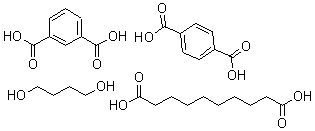 CAS#: 25214-81-7, 1,3-Benzenedicarboxylic Acid, Polymer With 1,4-Benzenedicarboxylic Acid, 1,4-Butanediol And Decanedioic Acid