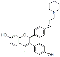 CAS#: 252555-01-4, (2S)-3-(4-Hydroxyphenyl)-4-Methyl-2-[4-[2-(1-Piperidyl)Ethoxy]Phenyl]-2H-Chromen-7-Ol