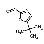 CAS 登录号：252662-41-2， 5-(2-甲基-2-丙基)-1,3-恶唑-2-甲醛