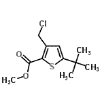 CAS 登录号：252914-61-7， 甲基3-(氯甲基)-5-(2-甲基-2-丙基)-2-噻吩羧酸酯