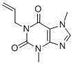 CAS 登录号：2530-99-6， 3,7-二甲基-1-丙-2-烯基嘌呤-2,6-二酮