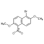 CAS#: 25314-99-2, 1-Bromo-2,6-Dimethoxy-5-Nitronaphthalene