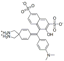 CAS#: 25317-10-6, [4-[[4-(Dimethylamino)Phenyl](2-Hydroxy-3,6-Disulphonato-1-Naphthyl)Methylene]Cyclohexa-2,5-Dien-1-Ylidene]Dimethylammonium