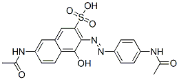 CAS#: 25317-48-0, 7-(Acetylamino)-3-[[4-(Acetylamino)Phenyl]Azo]-4-Hydroxynaphthalene-2-Sulphonic Acid