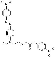 CAS#: 253426-51-6, 4-Nitrophenyl [2-(Ethyl{4-[(E)-(4-Nitrophenyl)Diazenyl]Phenyl}Amino)Ethoxy]Acetate