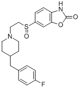 CAS#: 253450-09-8, 6-({2-[4-(4-Fluorobenzyl)Piperidin-1-Yl]Ethyl}Sulfinyl)-1,3-Benzoxazol-2(3H)-One