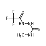CAS#: 25366-21-6, N-Methyl-2-(Trifluoroacetyl)Hydrazinecarbothioamide