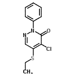 CAS#: 25381-21-9, 4-Chloro-5-(Ethylsulfanyl)-2-Phenyl-3(2H)-Pyridazinone