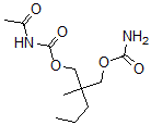 CAS#: 25384-77-4, 2-(Carbamoyloxymethyl)-2-Methylpentyl N-Acetylcarbamate