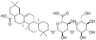CAS#: 25406-56-8, [(3beta)-17-Carboxy-28-Norolean-12-En-3-Yl]3-O-beta-D-Glucopyranosyl-beta-D-Glucopyranosiduronic Acid