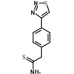 CAS#: 254429-83-9, 2-[4-(1,2,3-Thiadiazol-4-Yl)Phenyl]Ethanethioamide