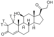 CAS#: 2545-32-6, (11beta)-11,21-Dihydroxy-Pregn-4-Ene-3,20-Dione-1,2-T2