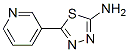 CAS 登录号：25468-22-8， 5-(3-吡啶基)-1,3,4-噻二唑-2-胺