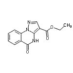CAS 登录号：25468-51-3， 乙基5-羟基吡唑并[1,5-a]喹唑啉-3-羧酸酯