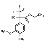 CAS#: 254732-50-8, Ethyl 2-(4-Amino-3-Methoxyphenyl)-3,3,3-Trifluoro-2-Hydroxypropanoate