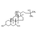 CAS#: 2548-05-2, (8R,9S,10S,13R,14S,17R)-17-[(2R)-5-Hydroxy-5-Methyl-2-Hexanyl]-10,13-Dimethylhexadecahydro-1H-Cyclopenta[a]Phenanthrene-3,7,12-Triol