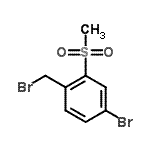 CAS#: 254887-18-8, 4-Bromo-1-(Bromomethyl)-2-(Methylsulfonyl)Benzene