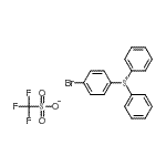 CAS 登录号：255056-44-1， (4-溴苯基)(二苯基)锍三氟甲烷磺酸酯
