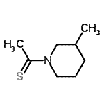 CAS 登录号：25530-25-0， 1-(3-甲基-1-哌啶基)乙硫酮