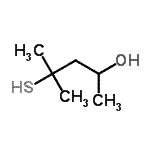 CAS#: 255391-65-2, 4-Methyl-4-Sulfanyl-2-Pentanol