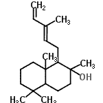 CAS#: 25578-83-0, 2,5,5,8A-Tetramethyl-1-[(2E)-3-Methylpenta-2,4-Dienyl]Decalin-2-Ol