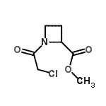 CAS 登录号：255882-69-0， 甲基1-(氯乙酰基)-2-吖丁啶羧酸酯