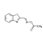 CAS#: 256370-33-9, 1-{[(E)-(1,3-Benzothiazol-2-Ylmethylene)Amino]Oxy}Ethanone