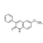 CAS#: 256424-26-7, 6-Methoxy-3-Phenyl-2(1H)-Quinolinone