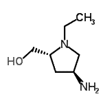 CAS 登录号：256464-76-3， [(2R,4S)-4-氨基-1-乙基-2-吡咯烷基]甲醇