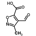 CAS#: 256473-81-1, 4-Formyl-3-Methyl-1,2-Oxazole-5-Carboxylic Acid