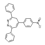 CAS 登录号：25649-75-6， 5-(4-硝基苯基)-3,7-二苯基-4H-1,2-二氮杂卓