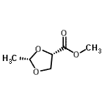 CAS#: 25687-59-6, Methyl (2S,4S)-2-Methyl-1,3-Dioxolane-4-Carboxylate
