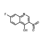 CAS#: 256923-33-8, 7-Fluoro-3-Nitro-4-Quinolinol